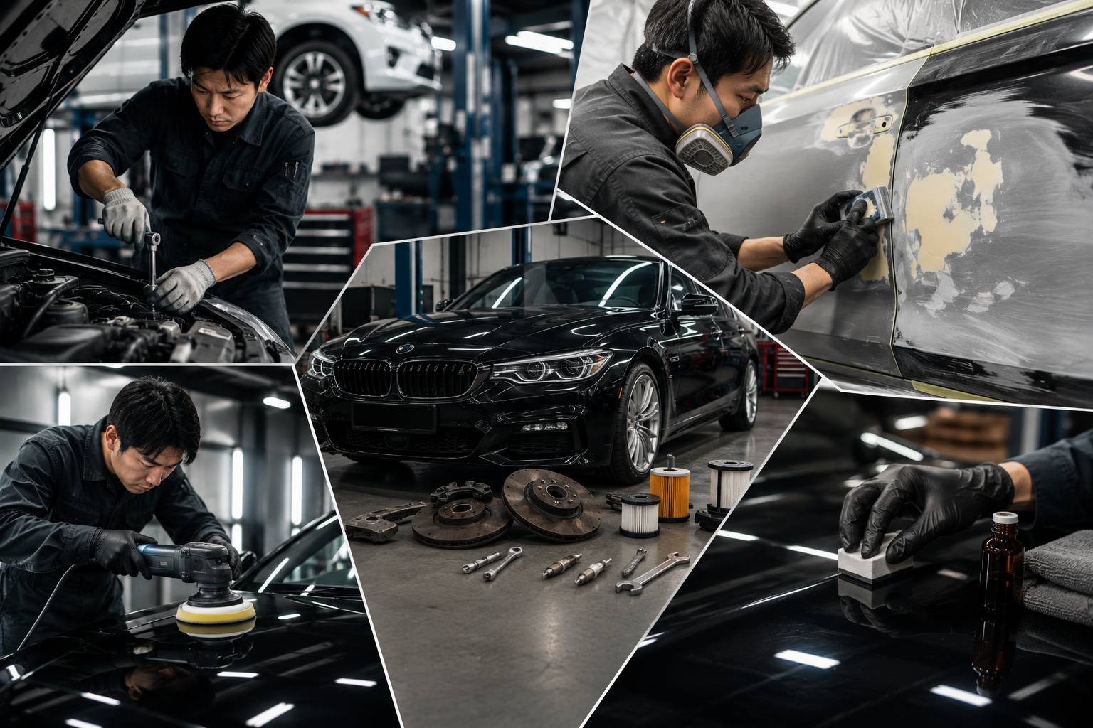 車検と一緒にキズ・ヘコミ修理やコーティングも対応